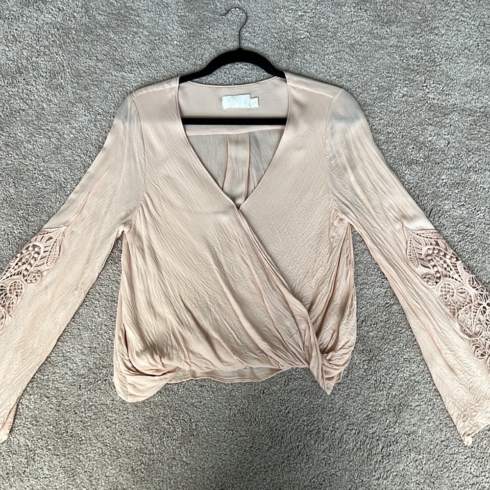 Hyacinth Flutter Sleeve Top by The Jerset Diaries - Picture 4 of 5